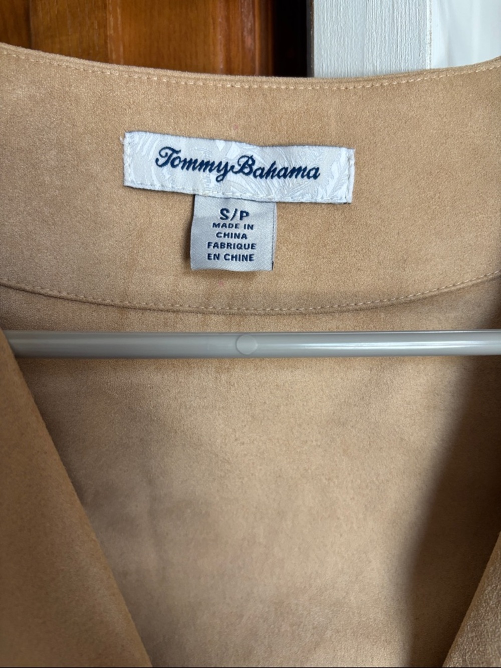 Tommy Bahama Camel Taupe Ring-Detail Sleeveless Mini Dress - Picture 3 of 3